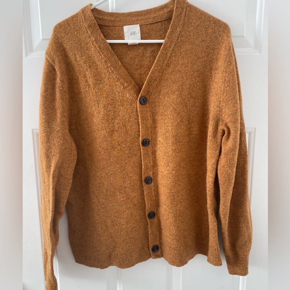 Brown cardigan